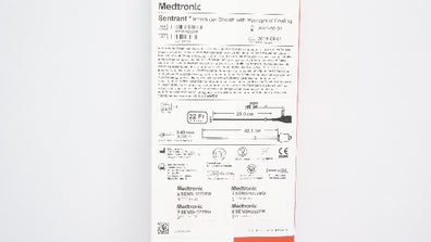 Medtronic SENSH2228W Sentrant Introducer Sheath W/Hydrophilic Coating 22Fr.(x)